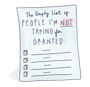 Are You Taking People for Granted? OF COURSE YOU ARE.